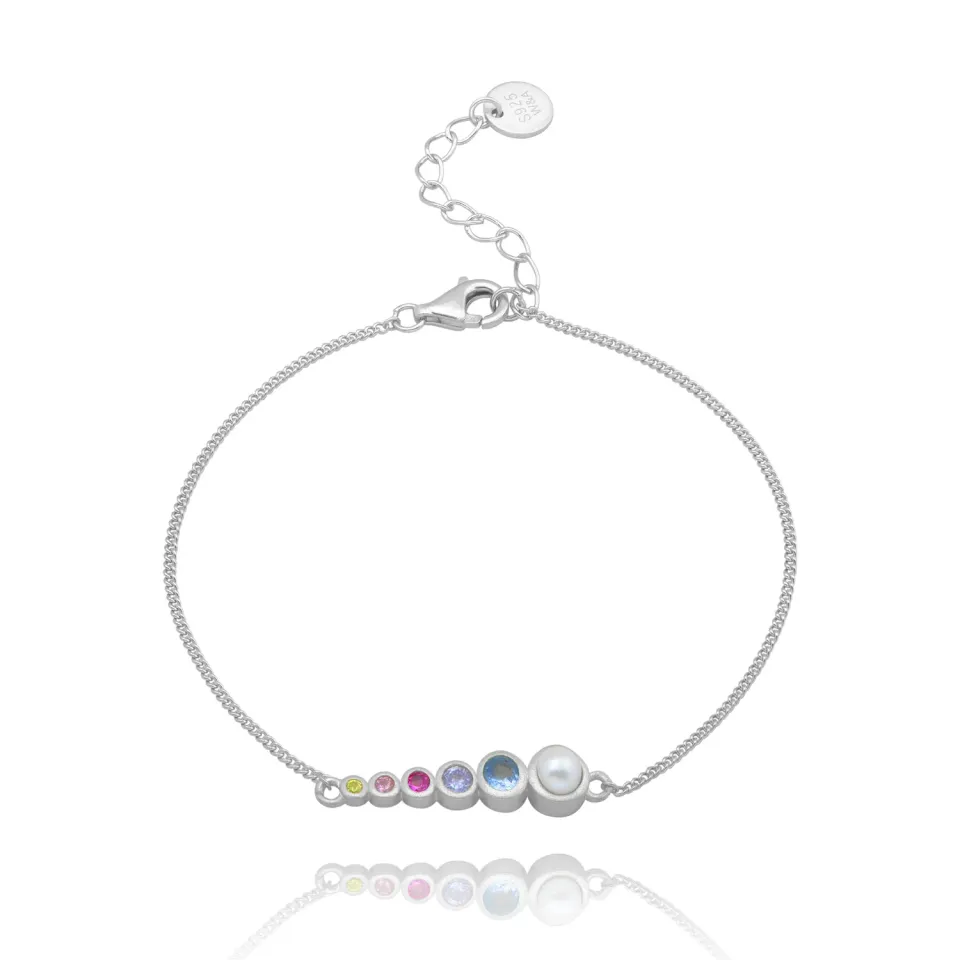 Wioga Sigrid B-8081-S armbånd sølv zirkonia