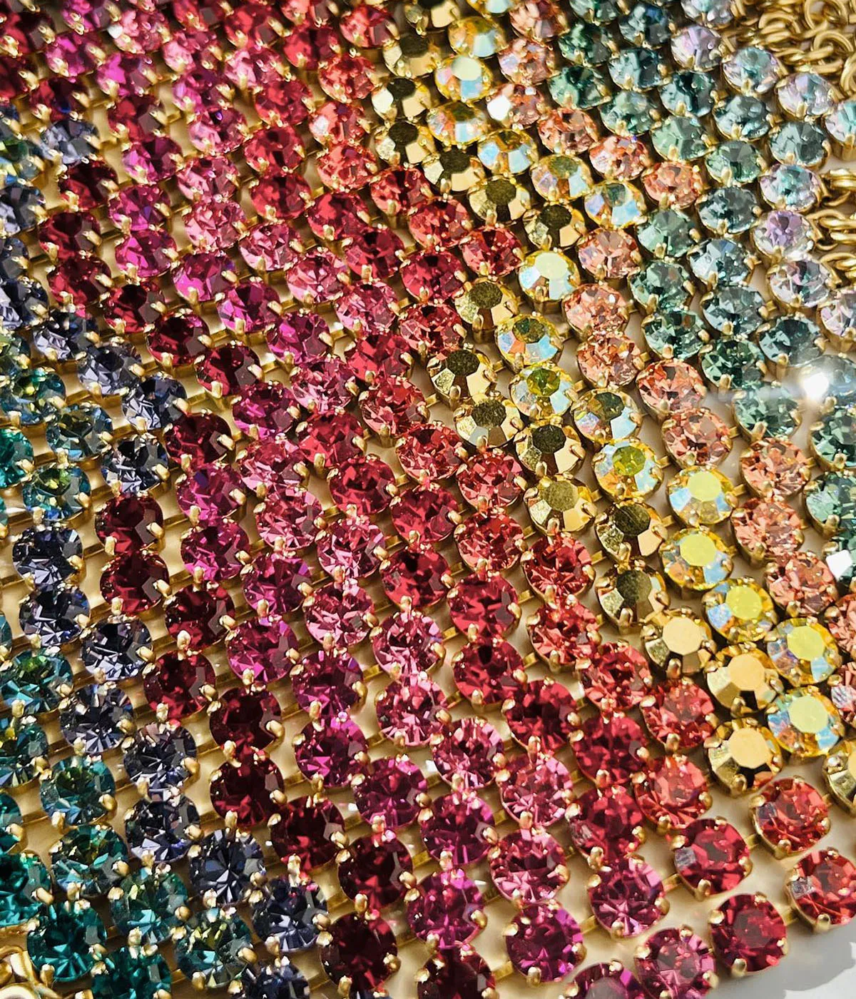 Arista Slider halskjede cosmic ombré forgylt