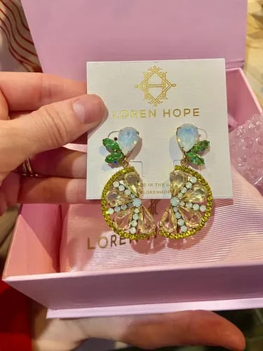 Loren Hope Lemon Drop øredobber gul dråpe