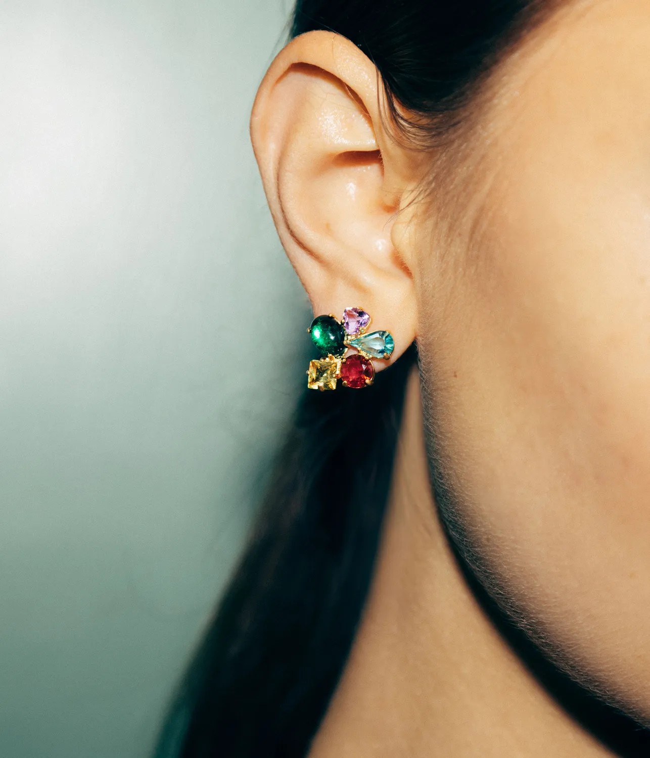 Loren Hope Tinsely Studs øredobber multi glass