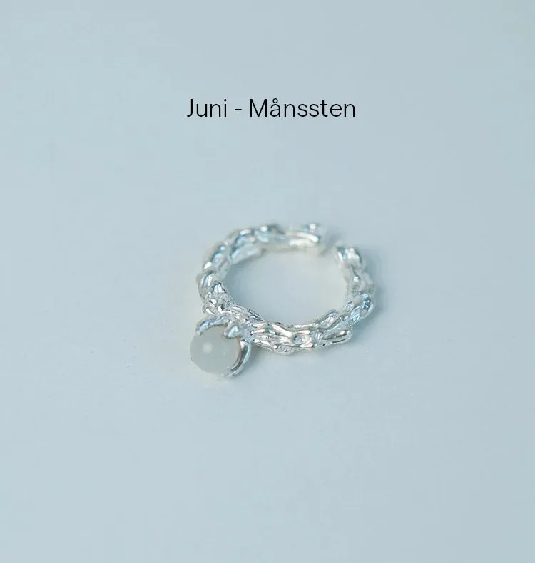 Wos Bedazzled Månedssten ring sølv 925