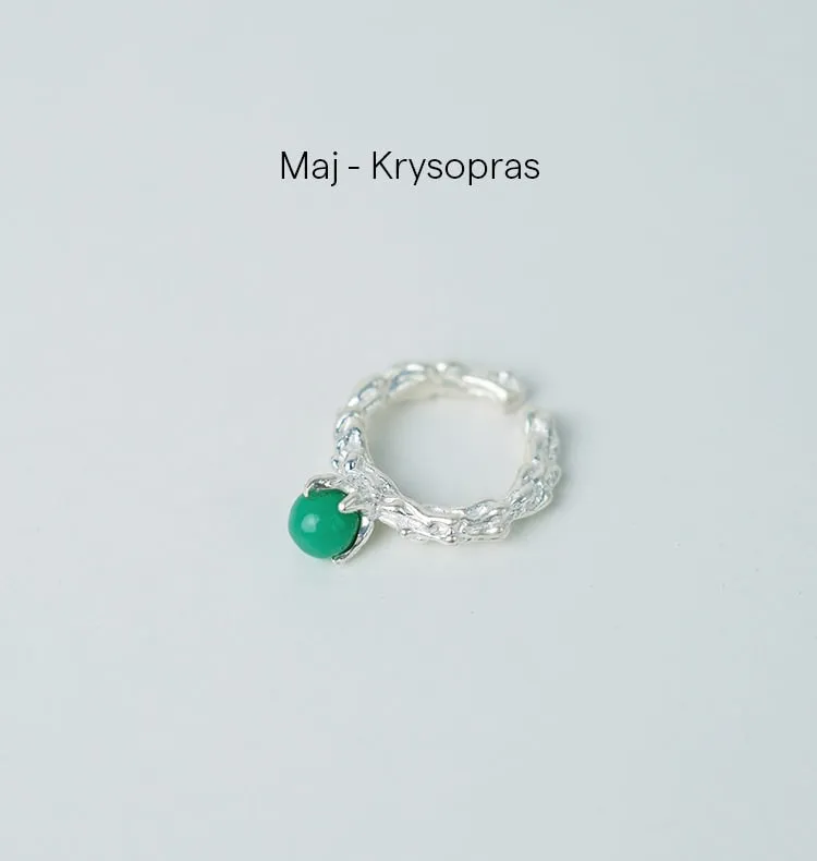 Wos Bedazzled Månedssten ring sølv 925