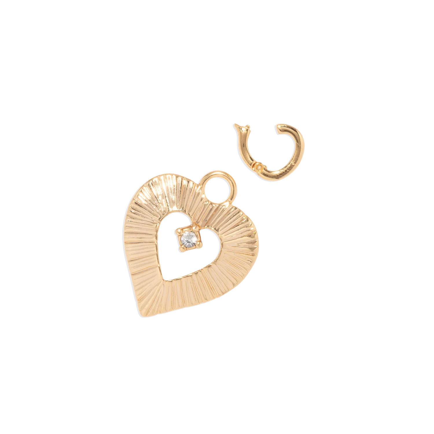 Loren Hope Gold Heart Charm anheng hjerte forgylt