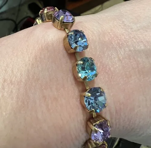 Loren Hope Arista armbånd smoked sapphire glass