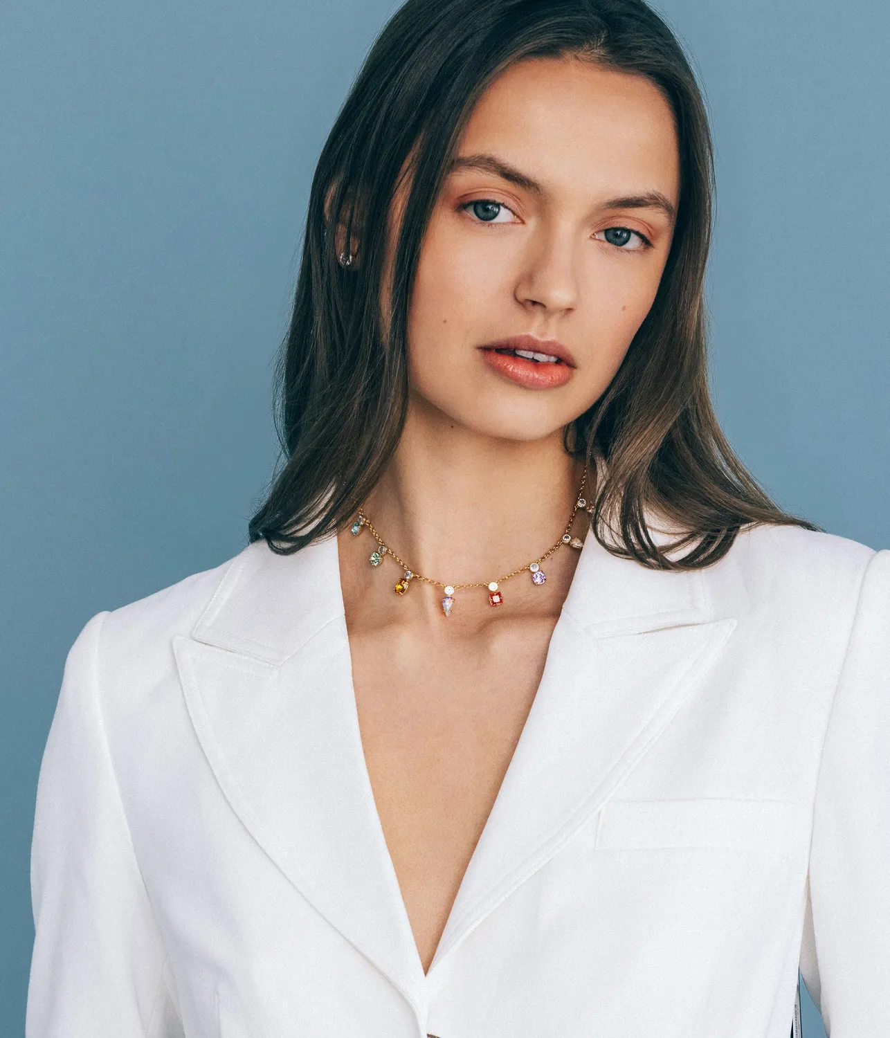 Loren Hope Marta halskjede multi krystall