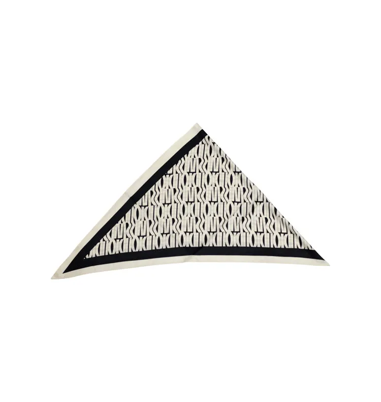 Wos Up Milan skjerf hvit trekant 130 cm