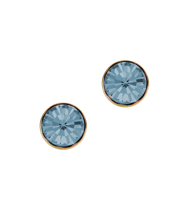 Loren Hope Demi Studs øredobber smoked sapphire glasskrystall
