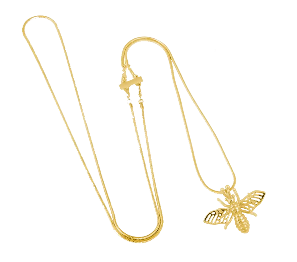 IOAKU Insect Mini halskjede gull 45 cm statement