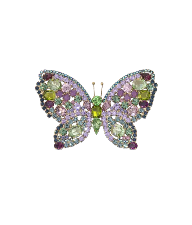 Loren Hope X-Large Butterfly brosje fiolett amethyst