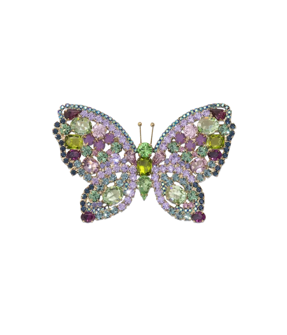 Loren Hope X-Large Butterfly brosje fiolett amethyst