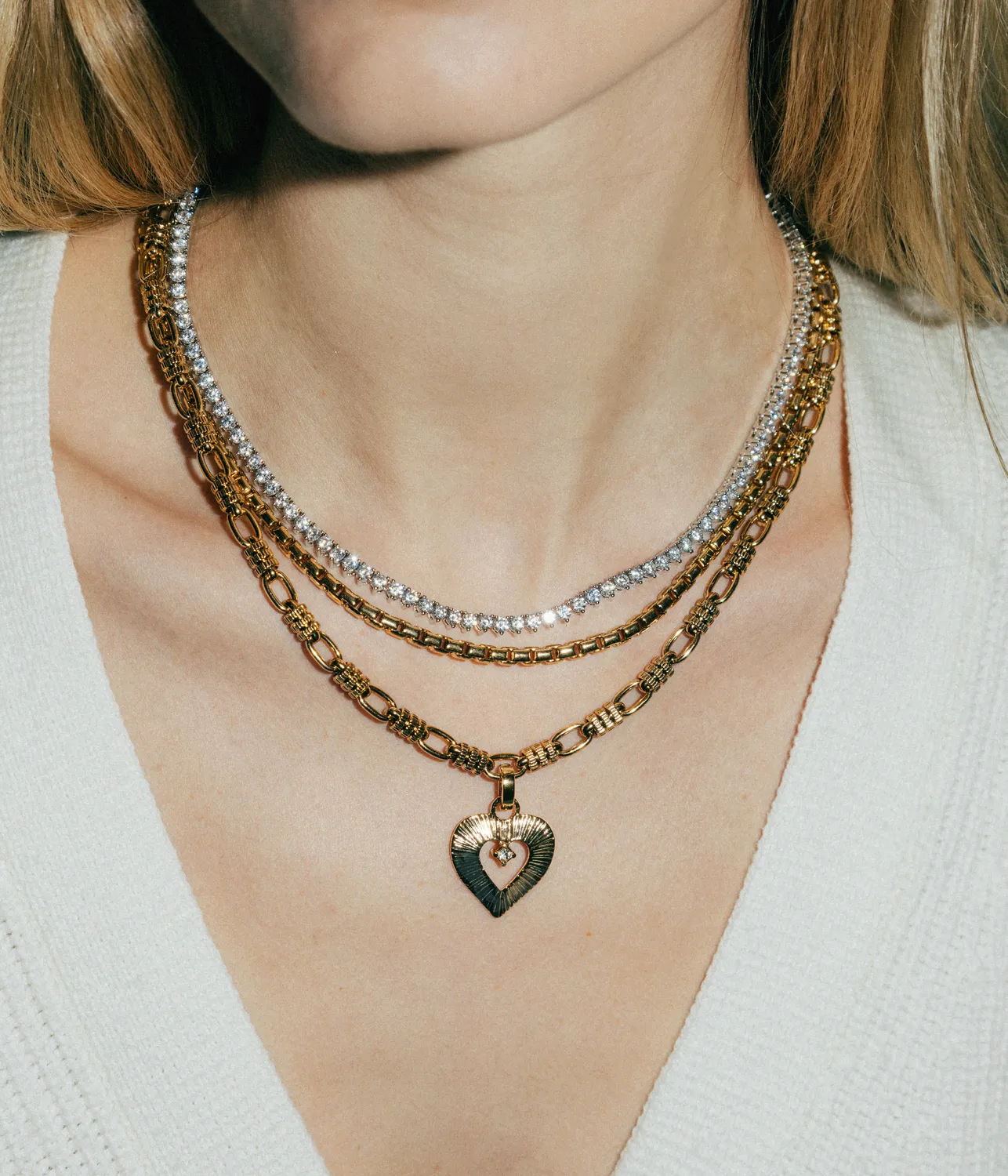 Loren Hope Gold Heart Charm anheng hjerte forgylt