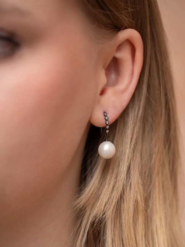 pfg Stockholm Sonia øredobber med ekte perler