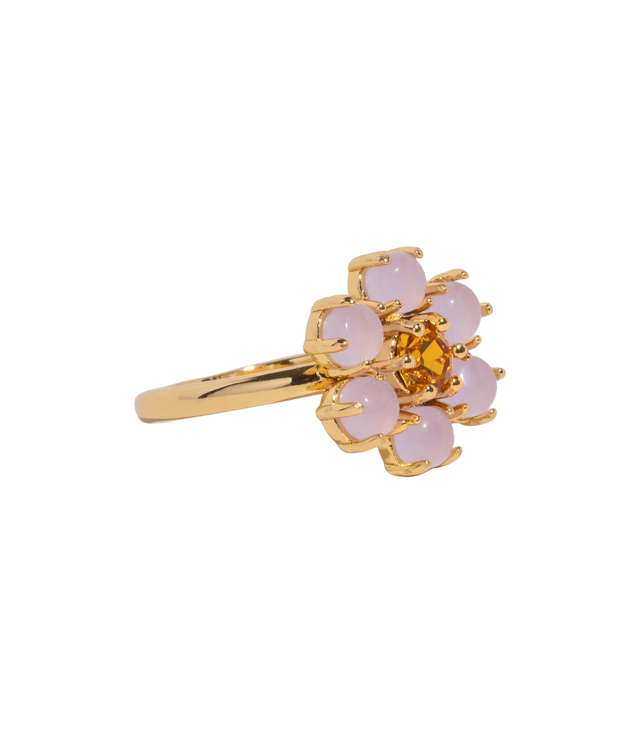 Loren Hope Emeline blomsterring lavendel glass 1,5 cm