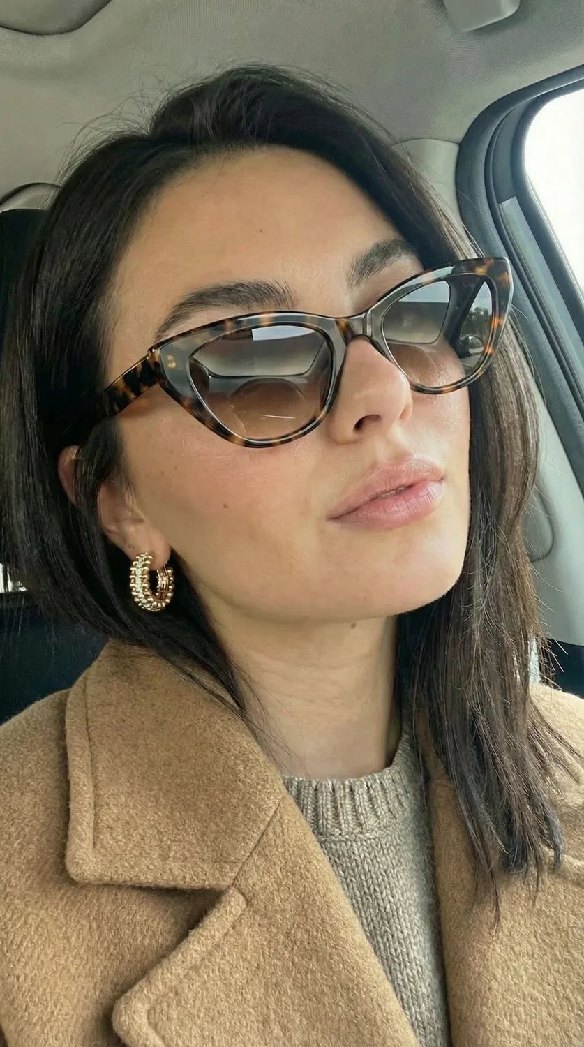 IOAKU Bubble Pavé Hoop øredobber gull krystaller