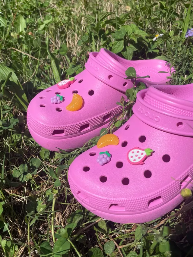 MiniKitty Fruit Charms croc-pynt frukt 4 varianter