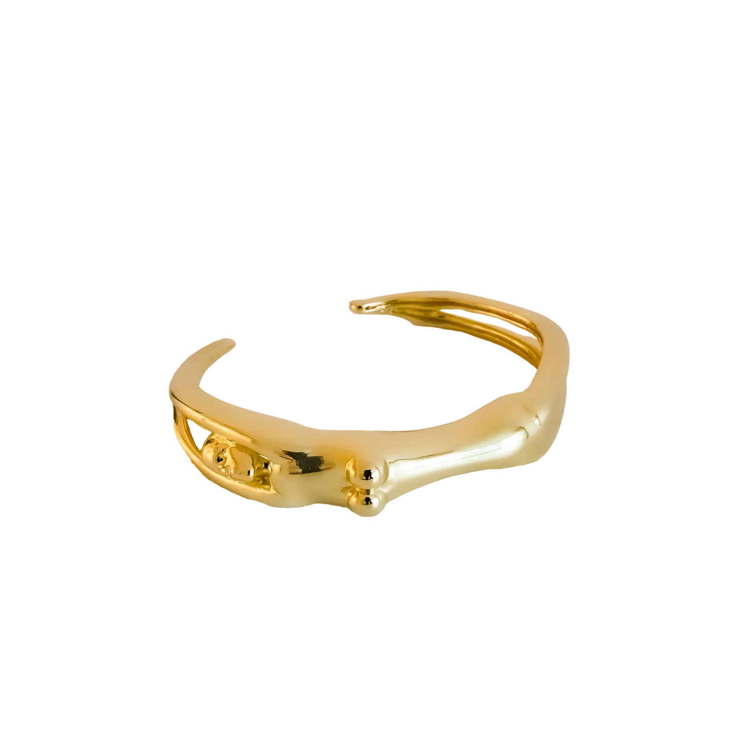 IOAKU La Passion Woman mansjett-armbånd gull messing