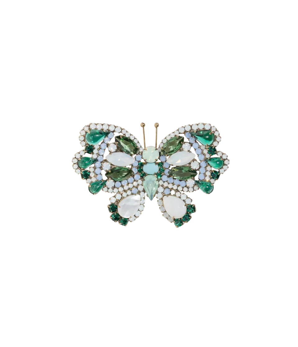 Loren Hope Butterfly Medium sommerfuglbrosje Pearl