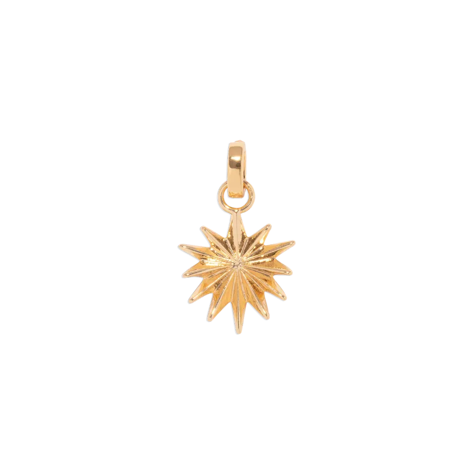 Loren Hope Starburst anheng gull stjerne 3,2 cm