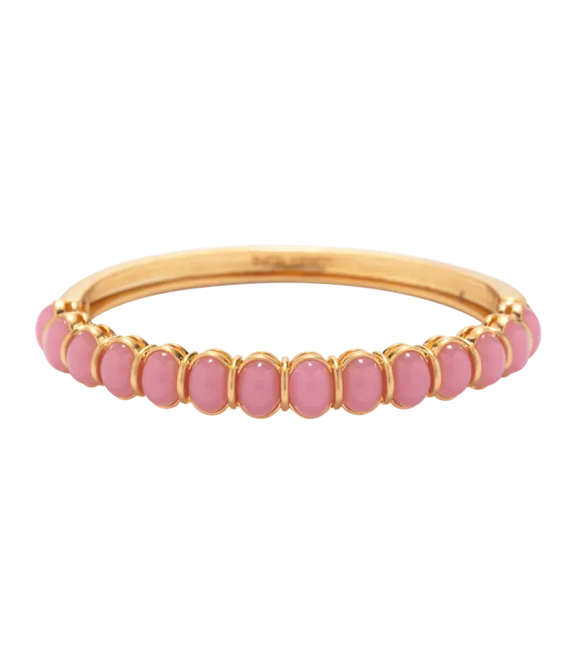 Loren Hope Lillian armbånd rosa melkehvit cabochon