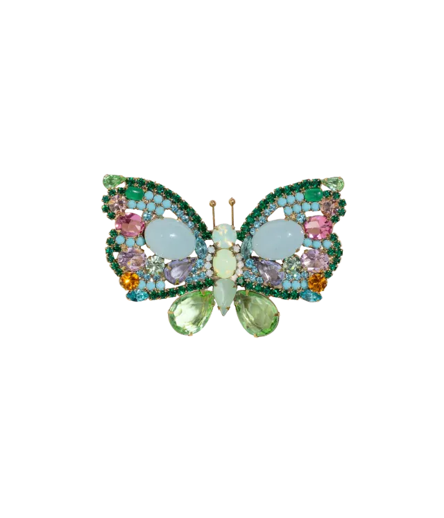 Loren Hope Butterfly brosje peridot unik akryl