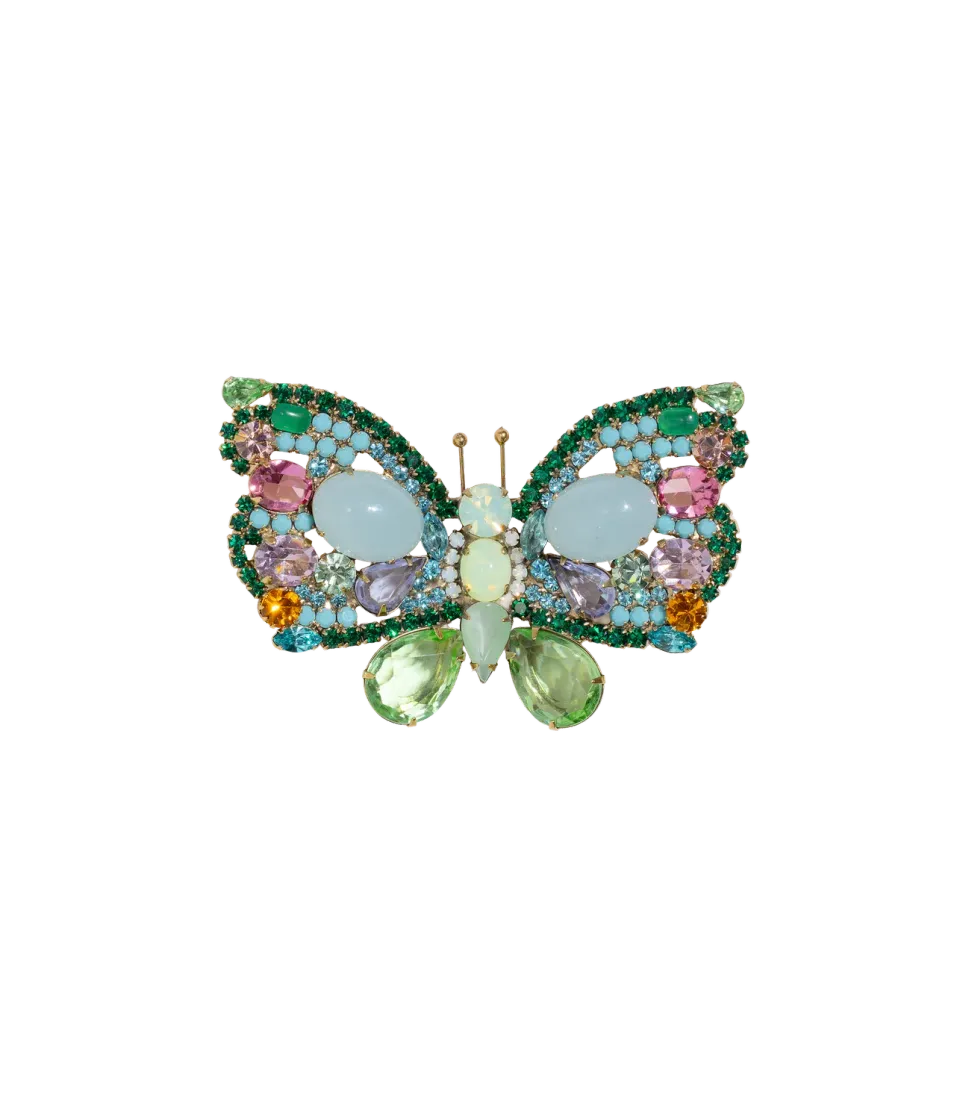 Loren Hope Butterfly brosje peridot unik akryl