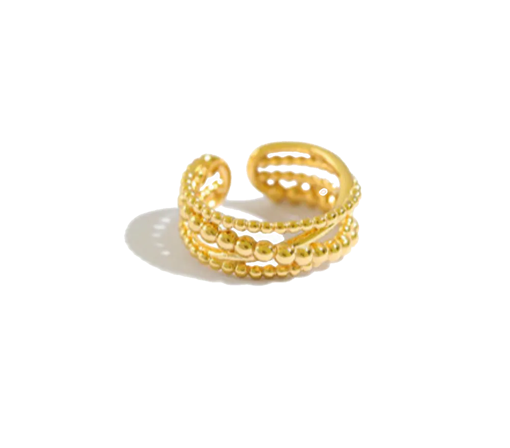 IOAKU Berry ring gull justerbar 50 mm