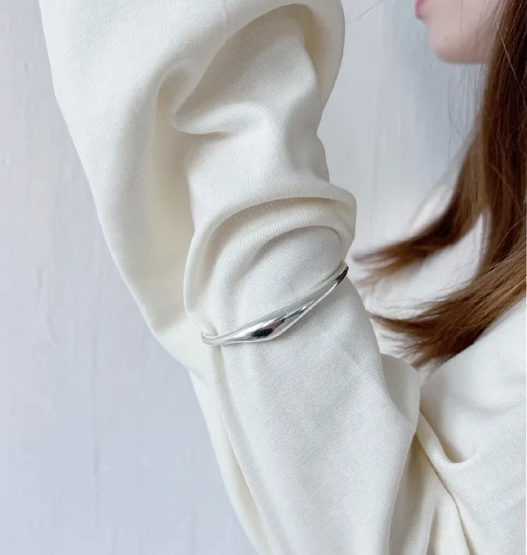 Wos WOS UP Ludmila armbånd sølv 6,5 cm