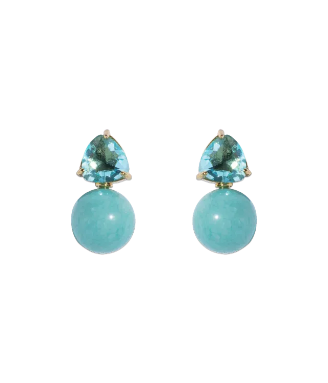 Loren Hope Sabine øredobber turkis 1,9 cm studs