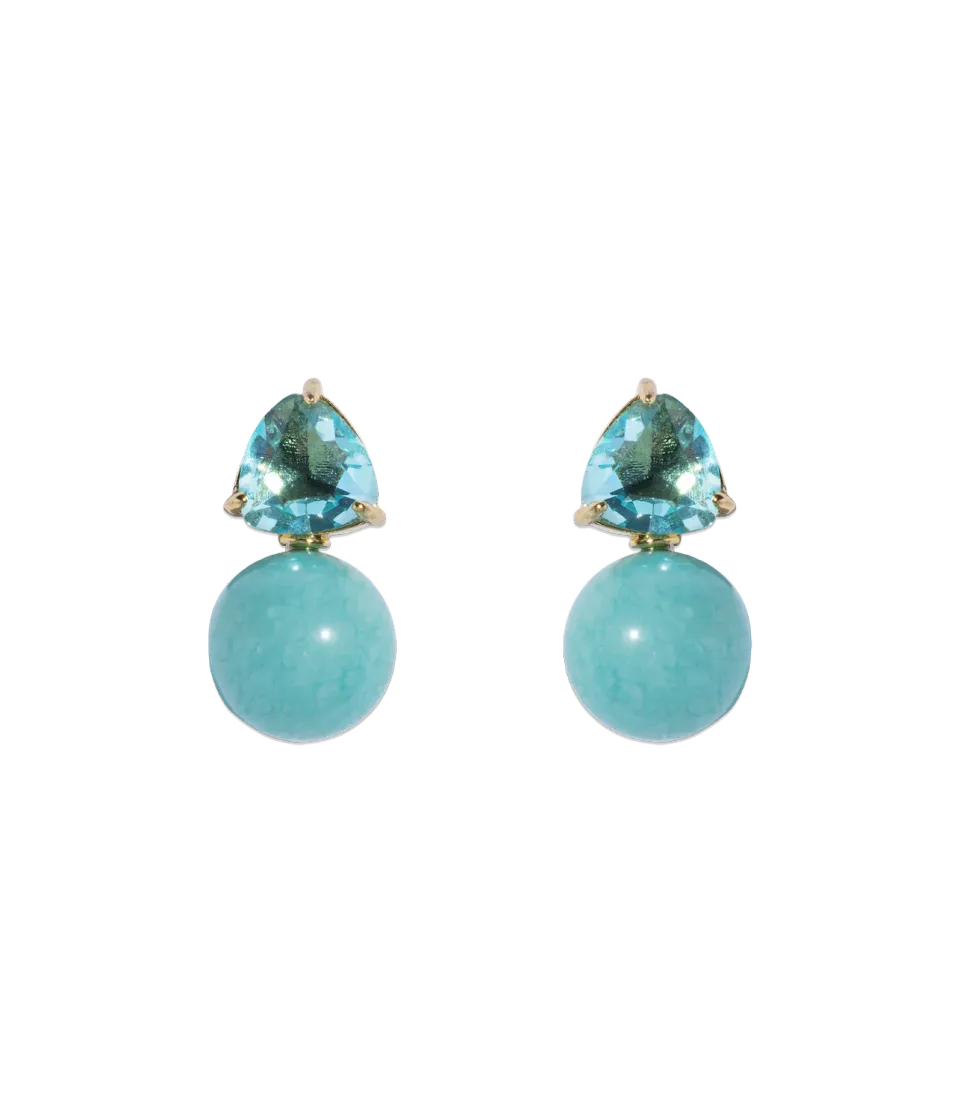 Loren Hope Sabine øredobber turkis 1,9 cm studs