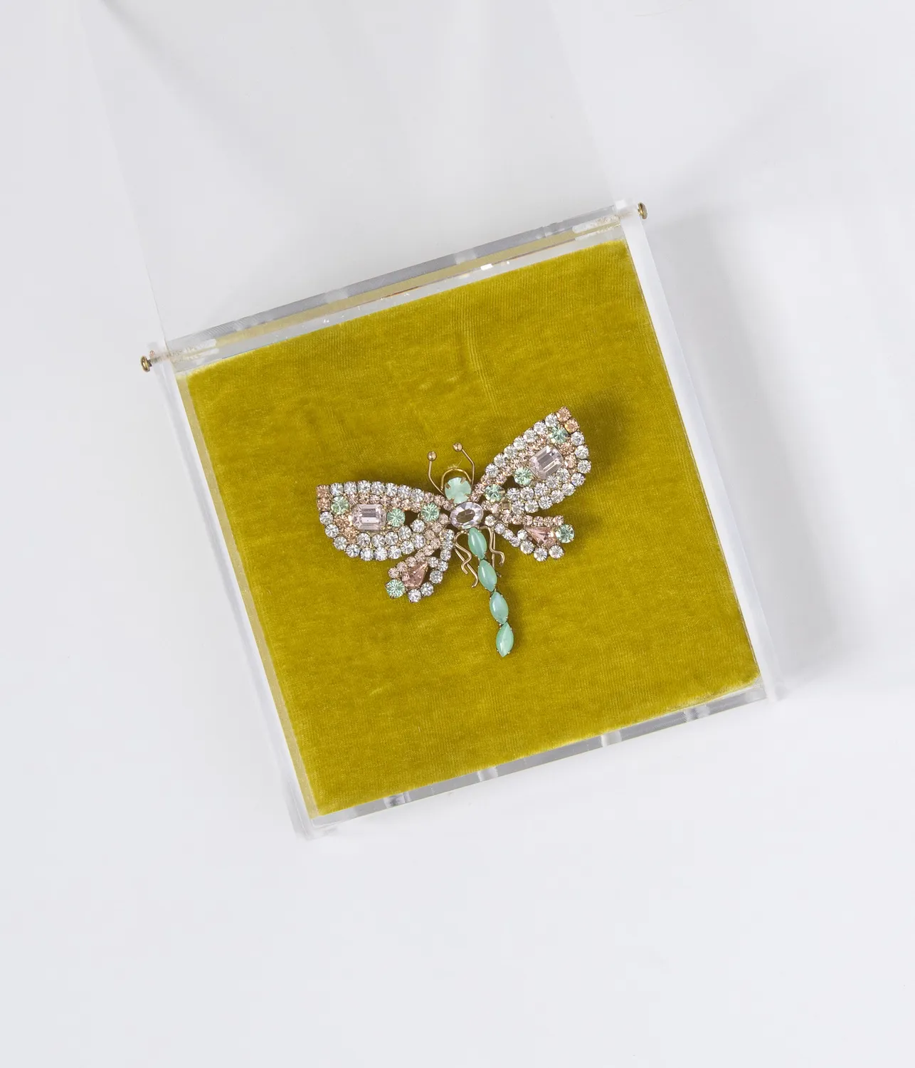 Loren Hope Gilded Garden Celeste the Glider Dragonfly brosje multi