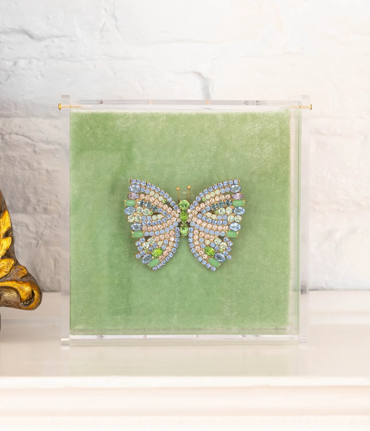 Loren Hope Medium Butterfly brosje peridot 14 cm