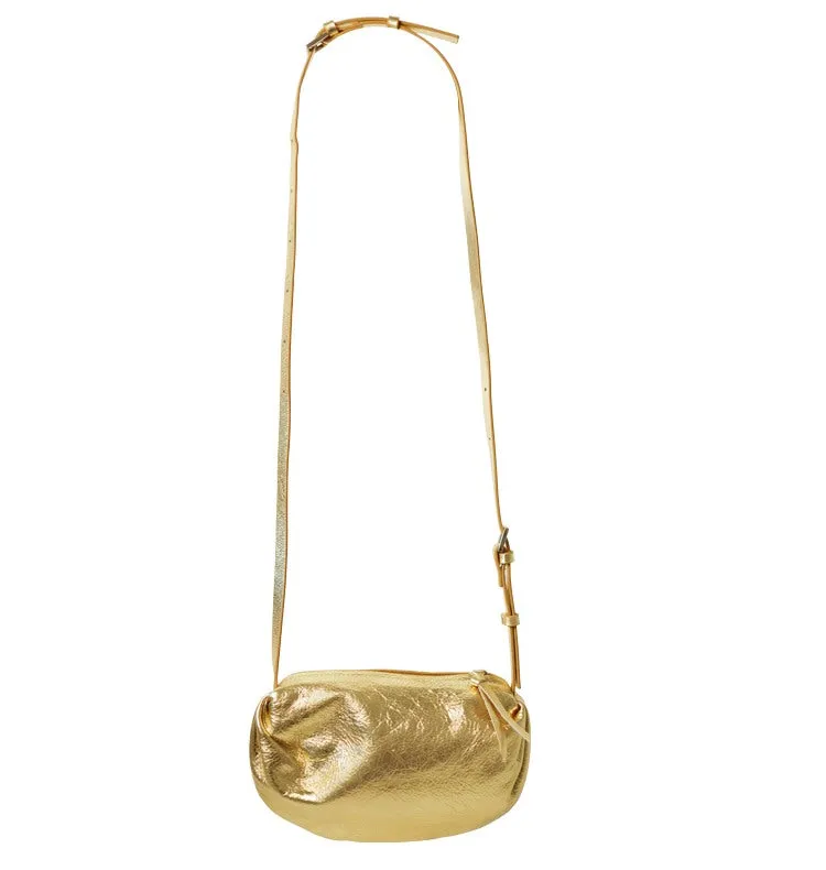 Wos Terry festveske gull 21 cm skinn