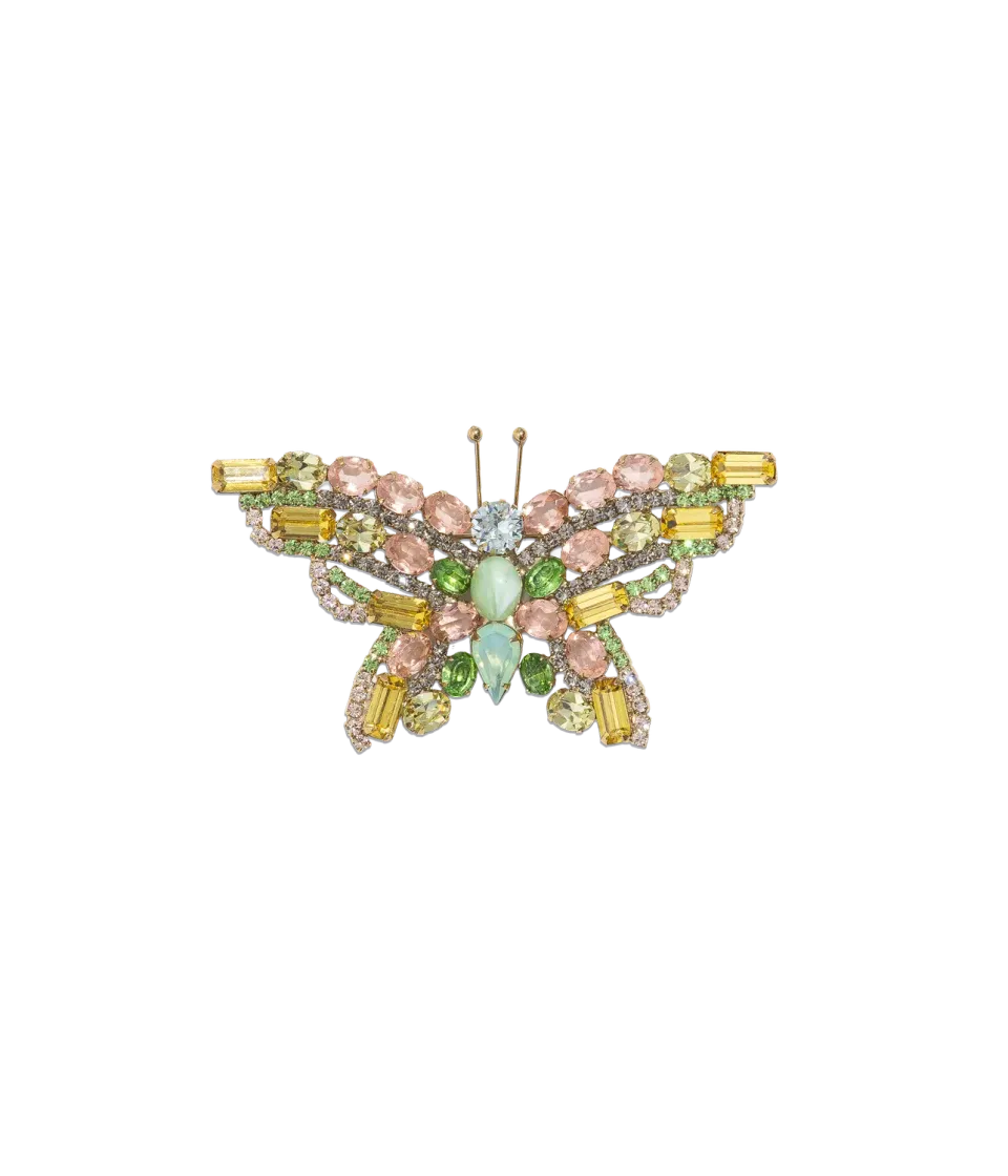 Loren Hope Butterfly Medium Rosaline brosje peridot
