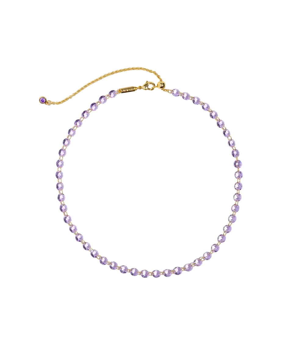 Loren Hope Avalon Violet halskjede 6 mm 40,6 cm