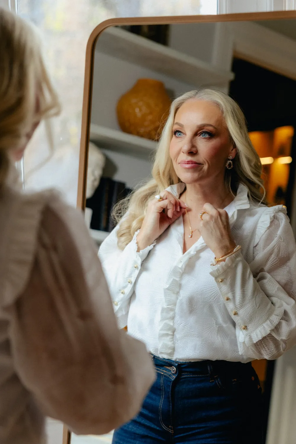 Janne Formoe Marie smykkesett dråpe 3 deler brud