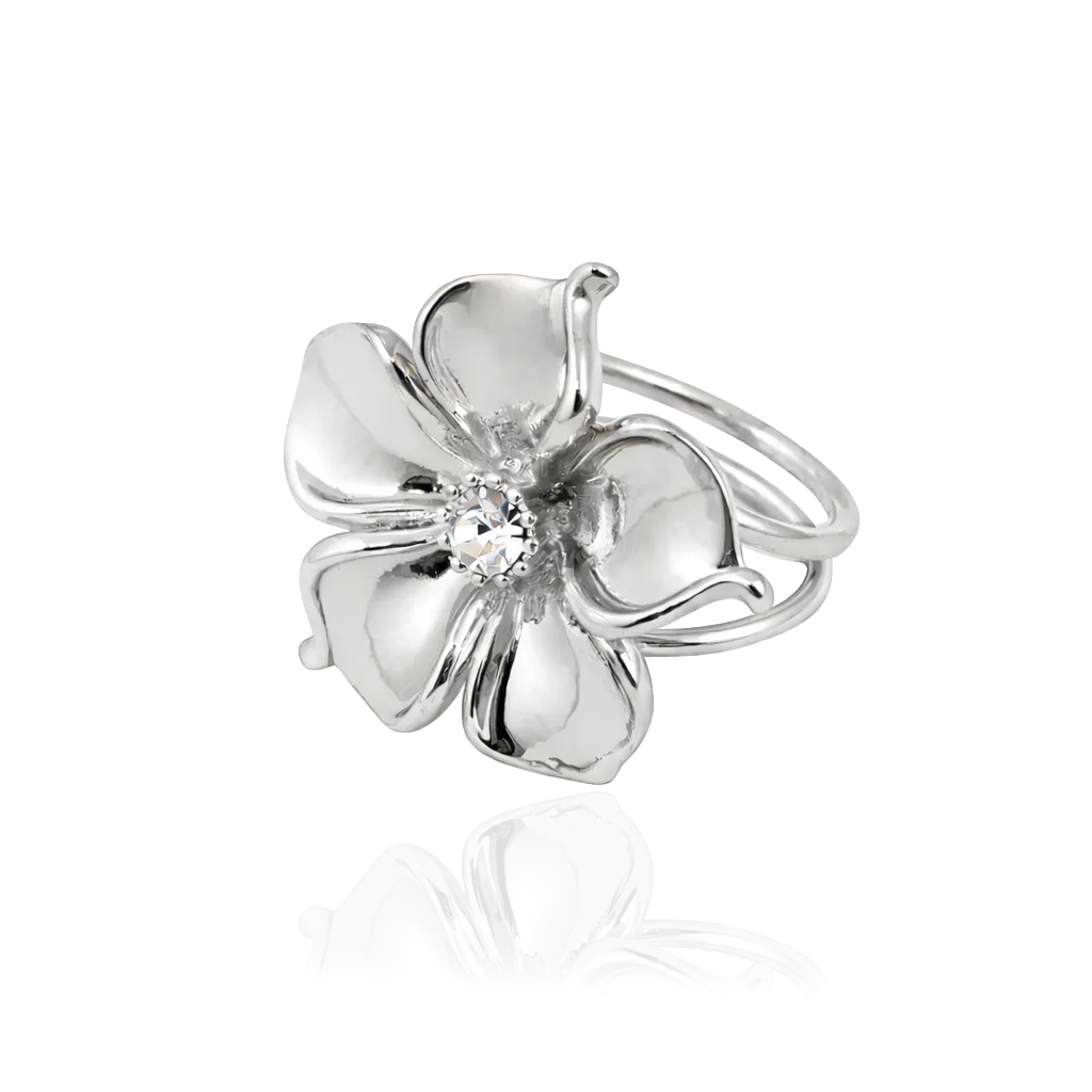 IOAKU La Fleur ring gull str 7 vanntett