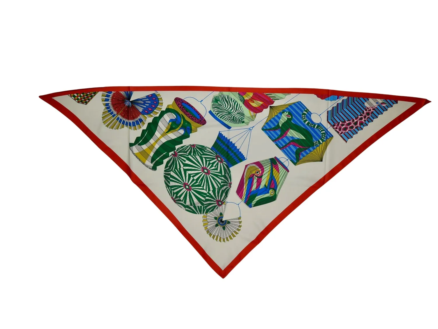 Wos WOS UP Milano Scarf sjal flerfarget trekantet