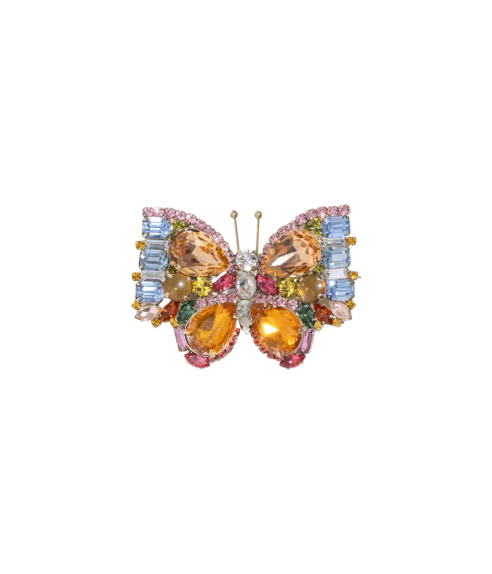 Loren Hope Medium Butterfly brosje topas akryl