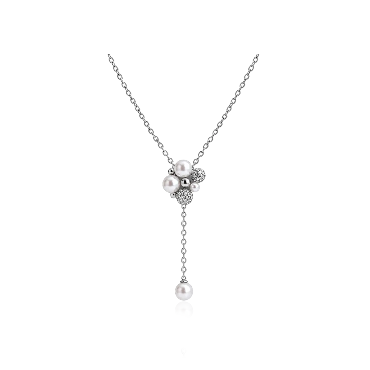 IOAKU Berry Pearl Petite Hanging halskjede perle