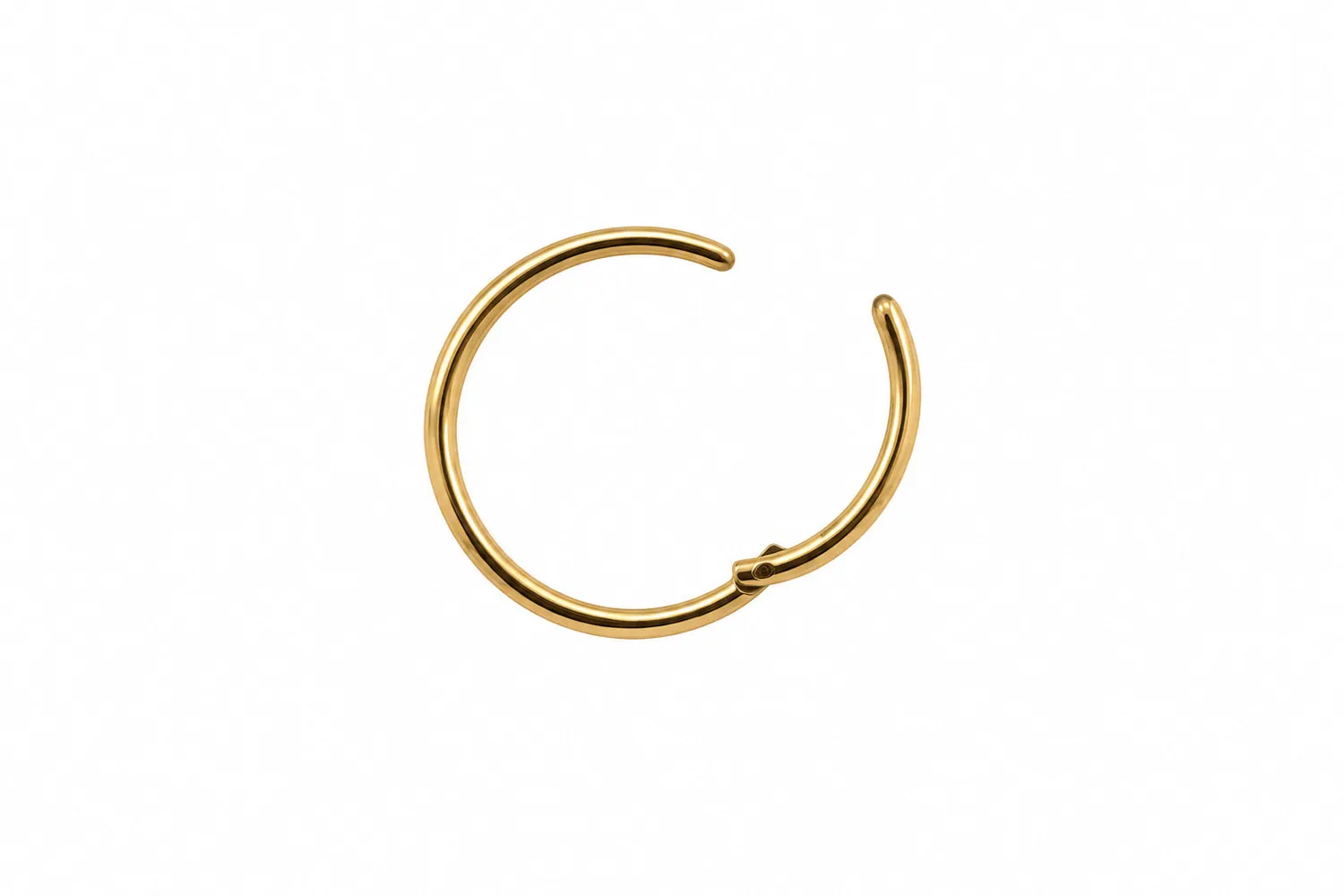Wos UP Seamless ringøredobb gull 11 mm single