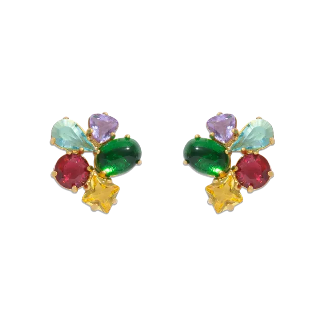 Loren Hope Tinsely Studs øredobber multi glass