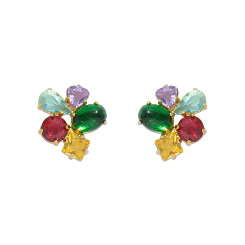 Loren Hope Tinsely Studs øredobber multi glass