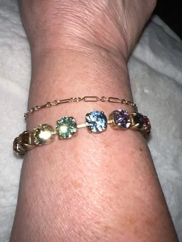 Loren Hope Arista armbånd smoked sapphire glass