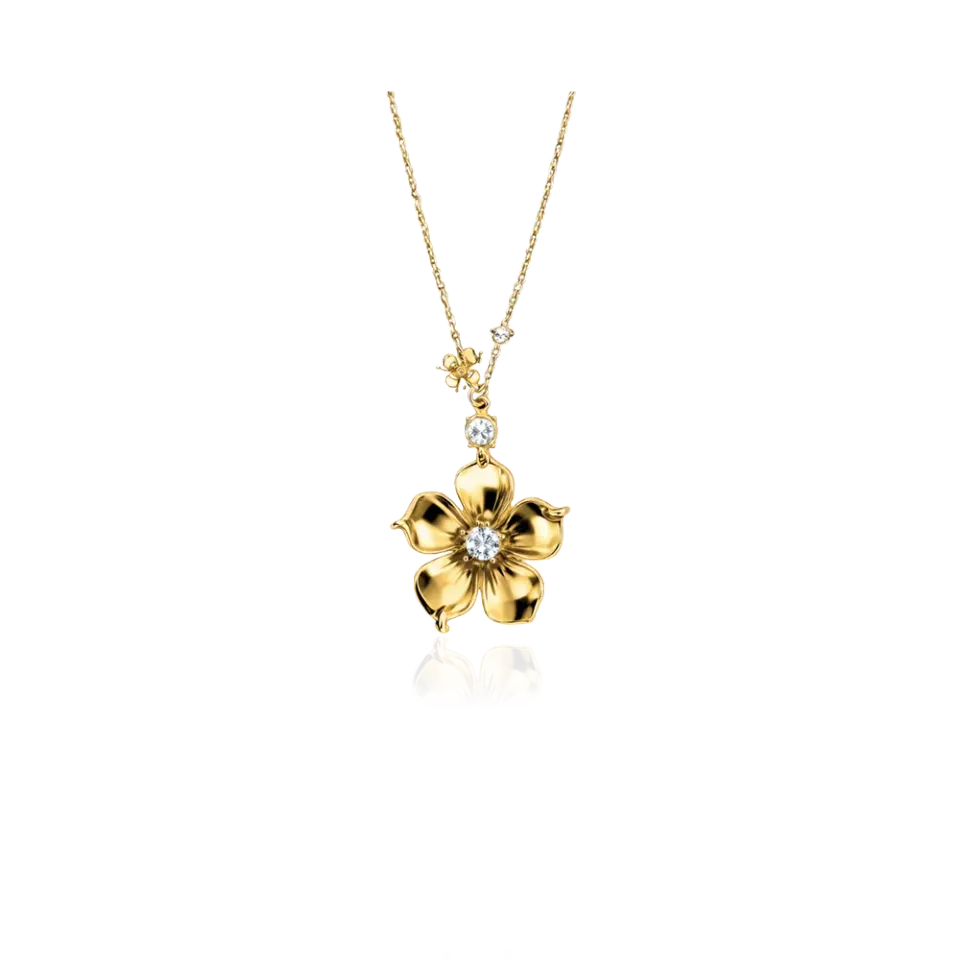 IOAKU La Fleur Detail Pendant halskjede 41 cm