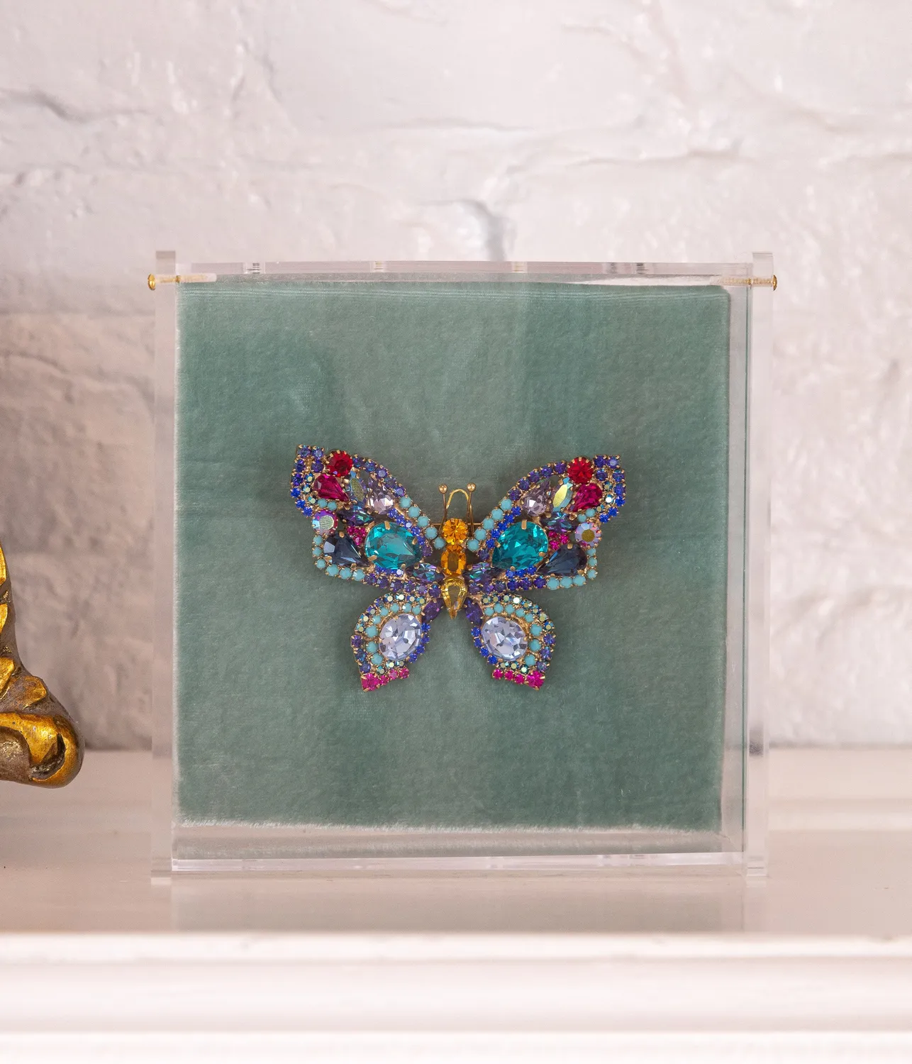 Loren Hope Butterfly Large brosje zircon