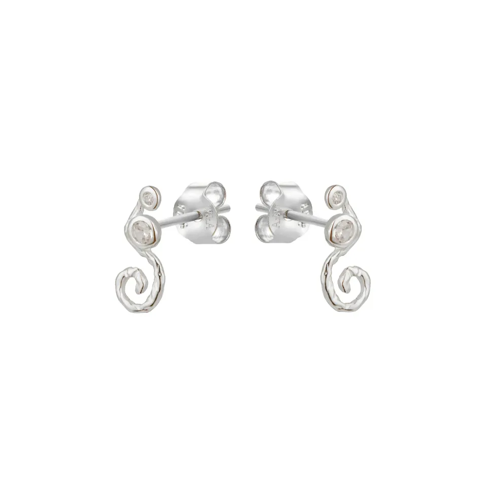 Wioga Lotti øreringe sølv studs 1,1 cm