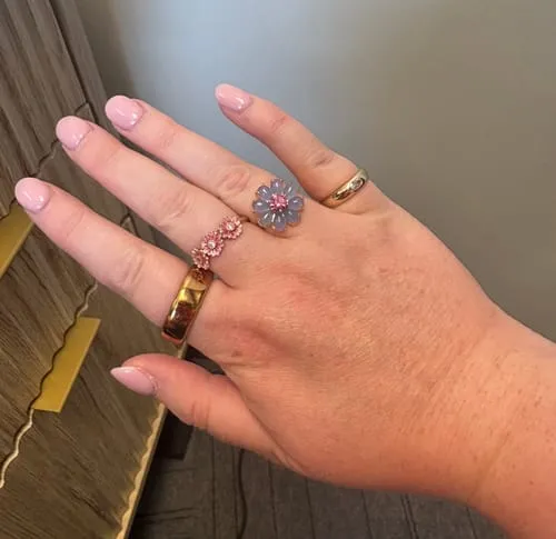Loren Hope Emeline Flower ring mint pastel str 6-8