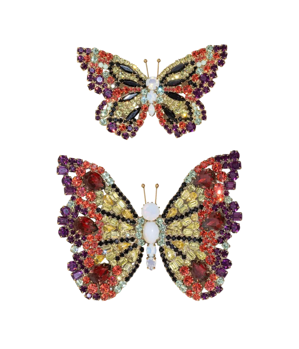 Loren Hope Butterfly Duo sommerfuglbrosje Jonquil Jet