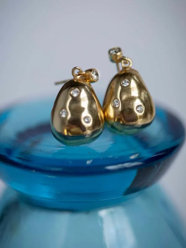 pfg Stockholm Sparkling Drop øredobb dråpe luksus