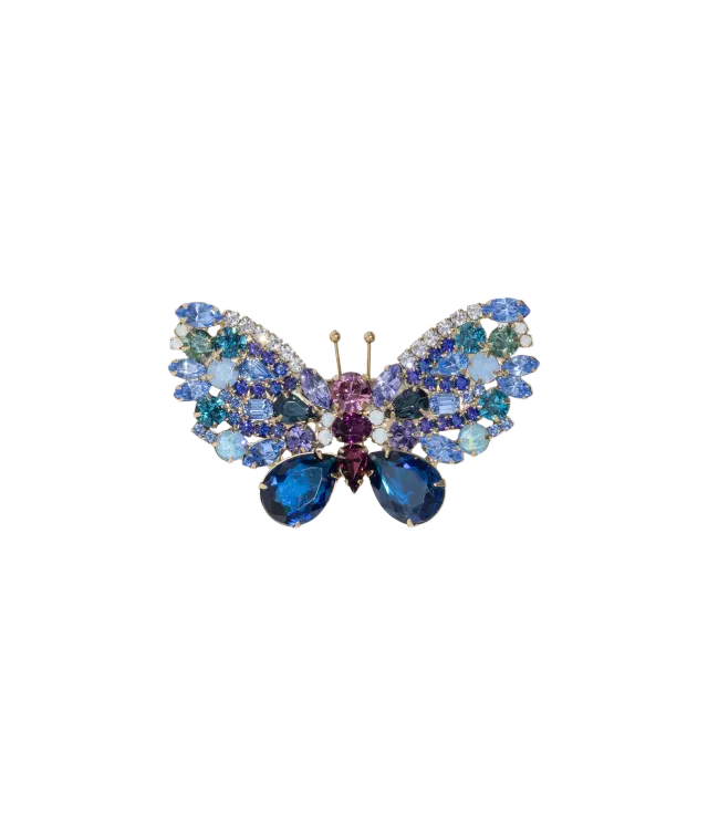 Loren Hope Butterfly Medium brosje montana ametyst